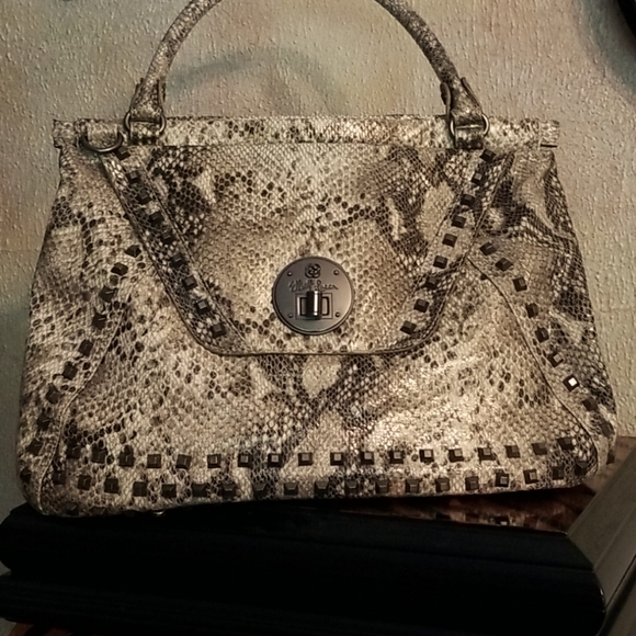 Elliott Luca Handbags - Elliott Lucca snakeskin bag